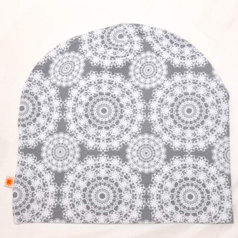 The Crochet beanie, photographed from above